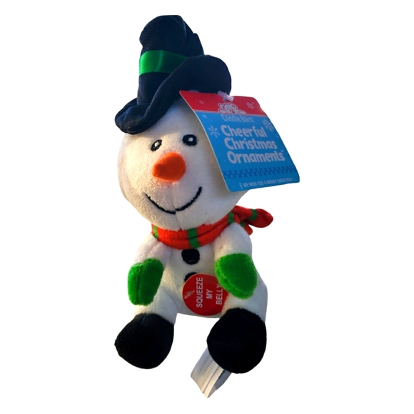 Other - Snowman soft Plush Ornament, New!